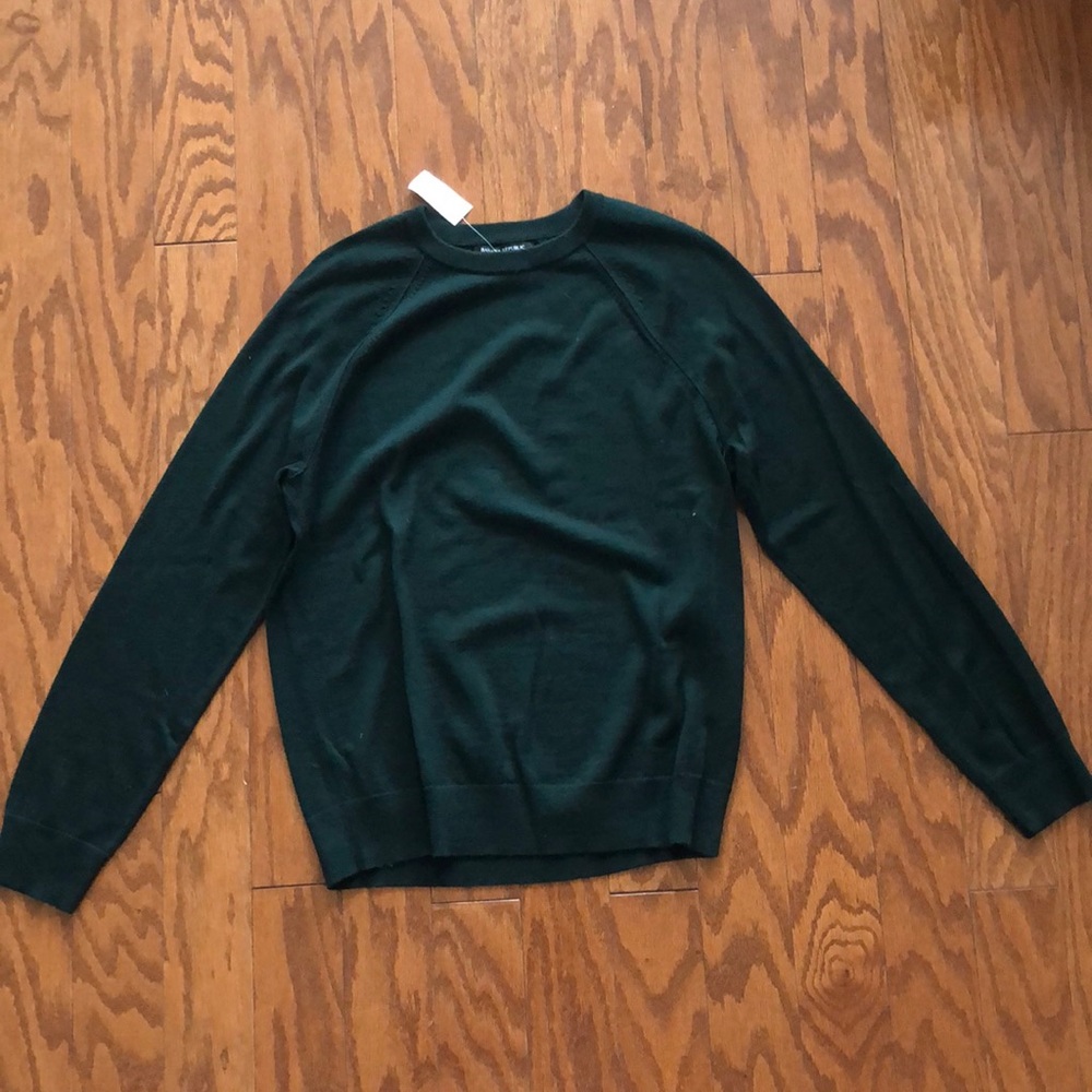 NWT mens Banana Republic emerald green sweater